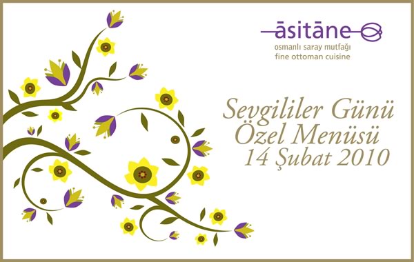 Asitane Restaurant Sevgililer Günü Menüsü