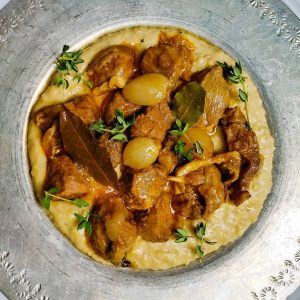 Beğendili Izgara Kuşbası Kebabı